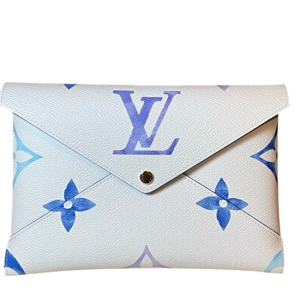 Louis Vuitton By The Pool Kirigami Limited Edit Pochette Giant Monogram Clutch
